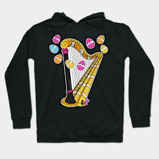 Easter Harp Harpist Hoodie